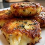 Cheesy Stuffed Potato Cakes