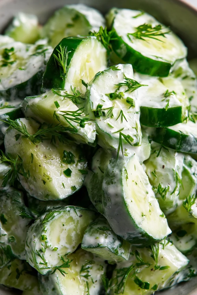 Creamy Cucumber Salad
