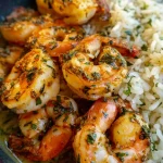 Creamy Garlic Butter Shrimp Bowl with Herb Rice