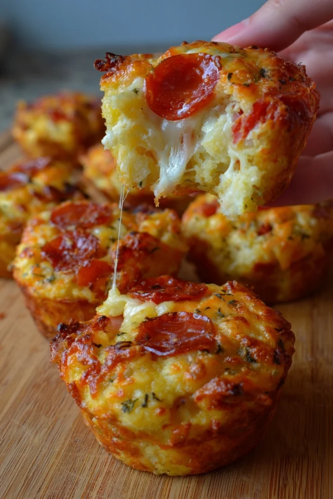 Easy Pizza Muffins with Biscuits recipe