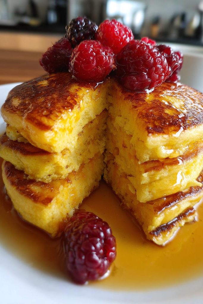 Fluffy Lemon and Ricotta Pancakes