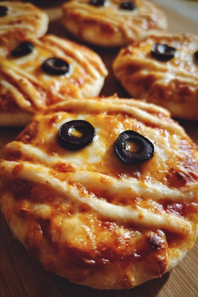 Mini Mummy Pizzas
