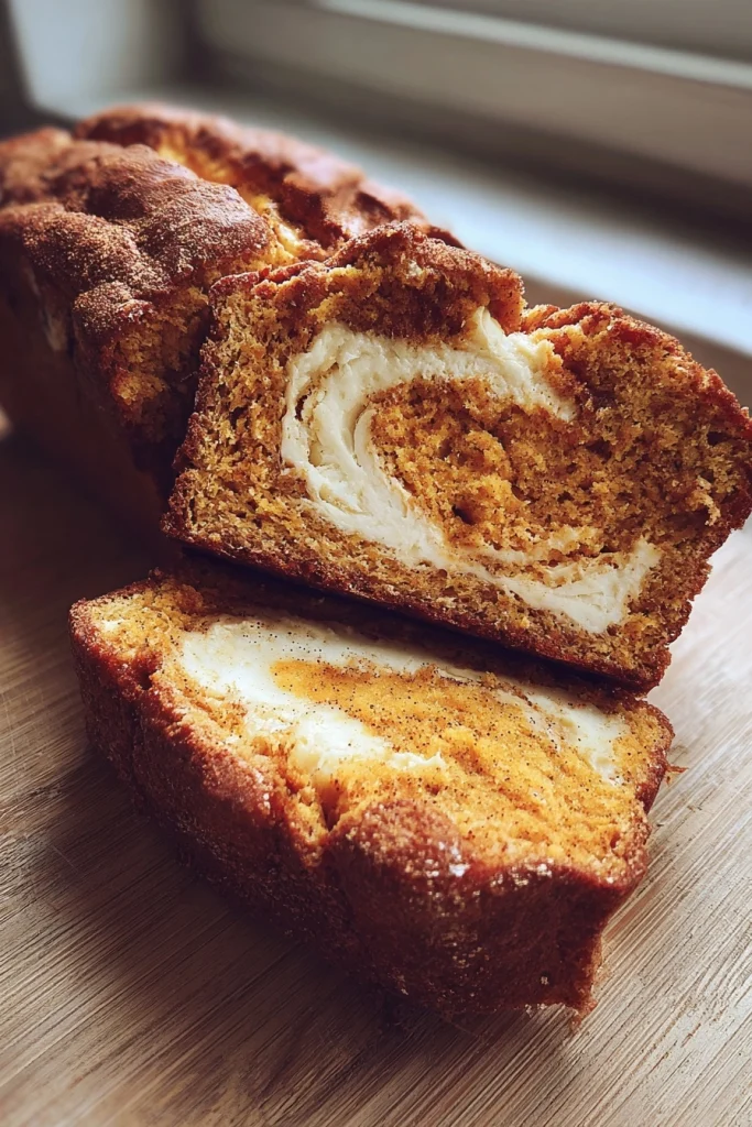 Pumpkin Cream Cheese Bread