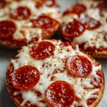 Spiderweb Pizza Bagels