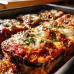 Baked Eggplant Parmesan Casserole with Tomato & Herbs