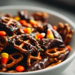 Bat Wing Chocolate Pretzel Mix