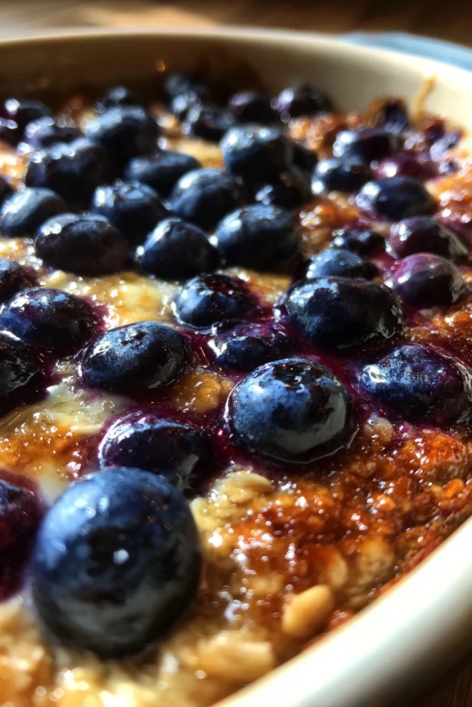 Blueberry Baked Oatmeal