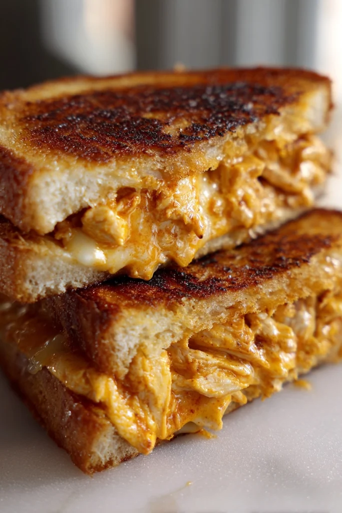 Buffalo Chicken Grilled Cheese