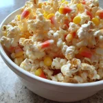 Candy Corn Popcorn Mix