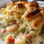 Cheddar Bay Biscuit Seafood Pot Pie