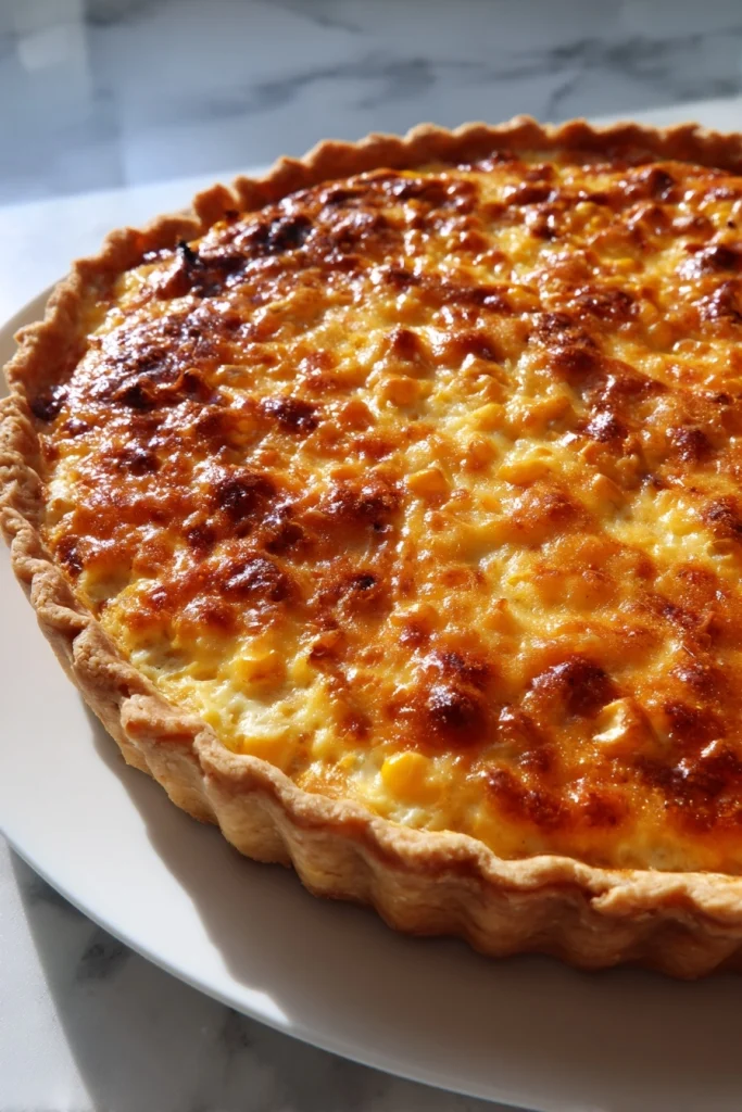 Cheddar Sweet Corn Pie Recipe