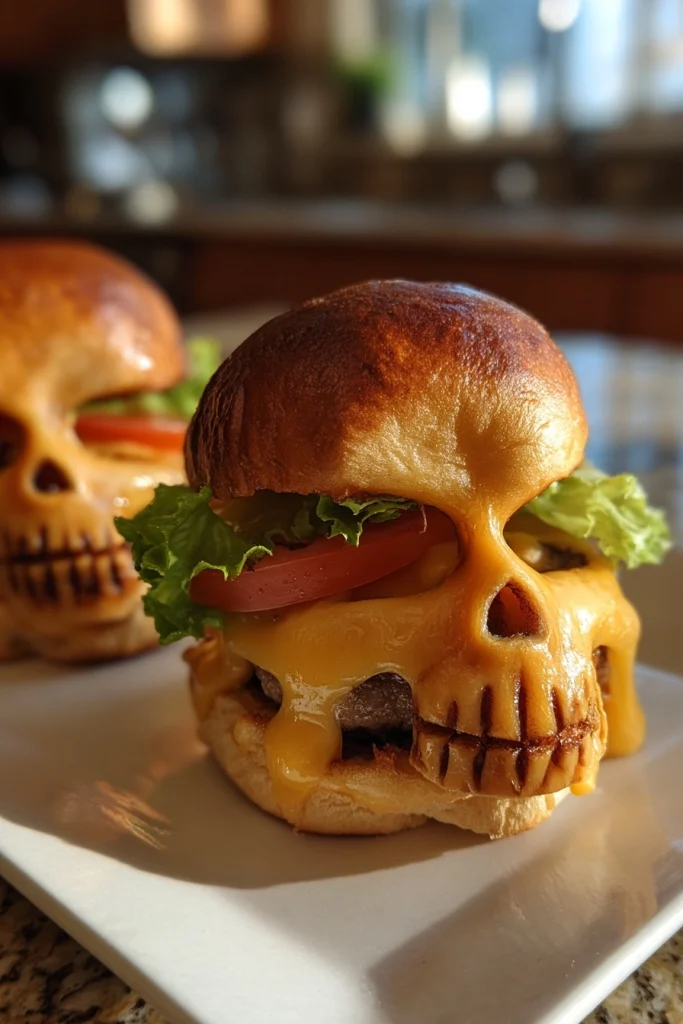 Cheeseburger Skull Sliders
