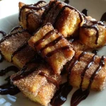 Chocolate Churro French Toast Bites