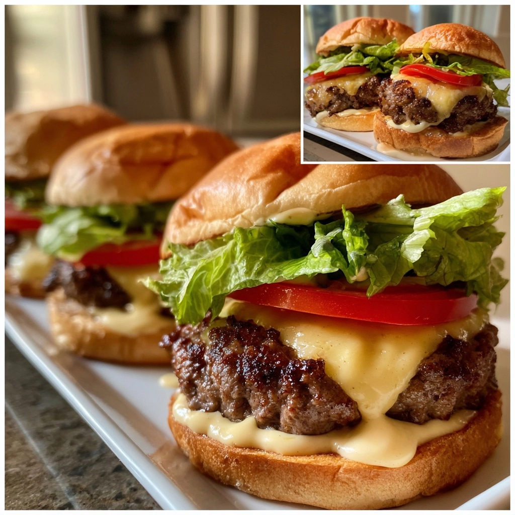 Classic Smash Burgers with Secret Sauce