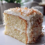 Coconut Milk Snack Cake