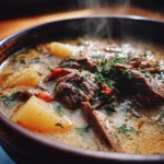 Creamy Steak & Potato Soup