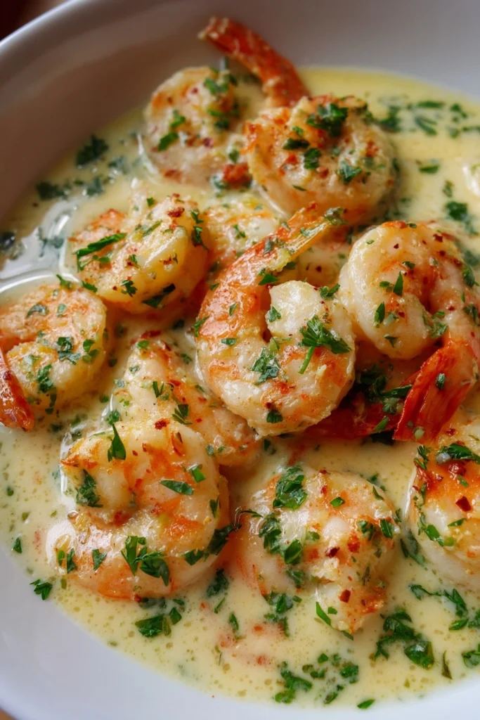 Easy Creamy Garlic Shrimp
