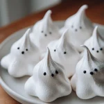 Ghost Meringue Cookies