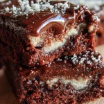 Ghostly Ganache Brownies