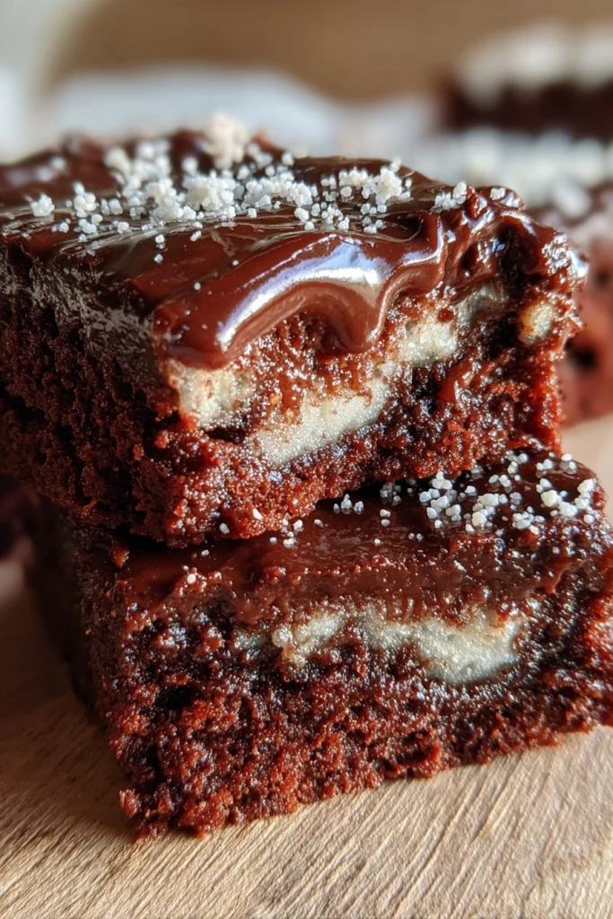 Ghostly Ganache Brownies