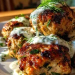Greek Turkey Meatballs with Tzatziki Sauce