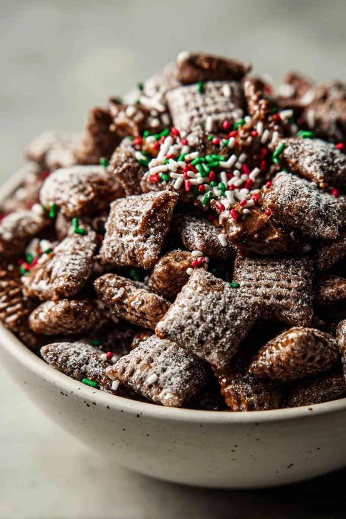Halloween Chocolate Muddy Buddies