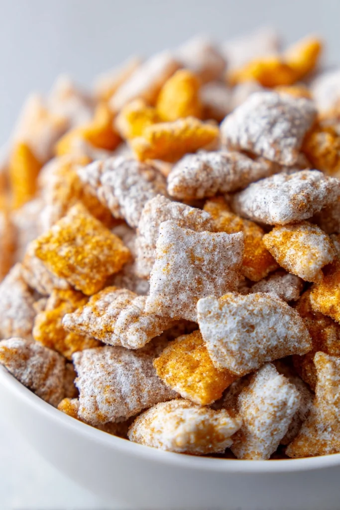 Halloween Pumpkin Spice Puppy Chow