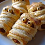 Halloween Sausage Mummy Wraps