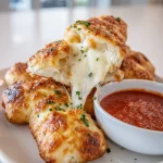 Homemade Cheesy Breadsticks