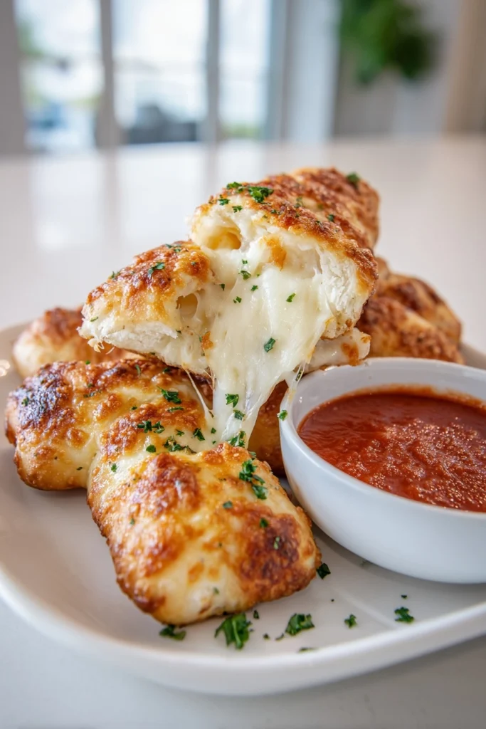 Homemade Cheesy Breadsticks