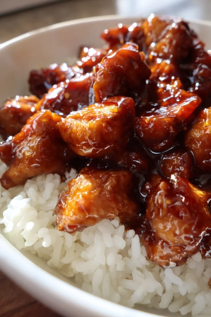 Honey BBQ Chicken Rice