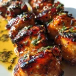 Honey Garlic Chicken Skewers