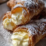 Italian Cream Stuffed Cannoncini