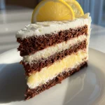 Lemon Chocolate Cream Cake