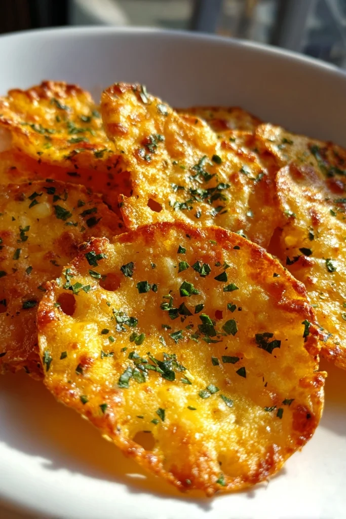 Low Carb Halloween Cheese Crisps