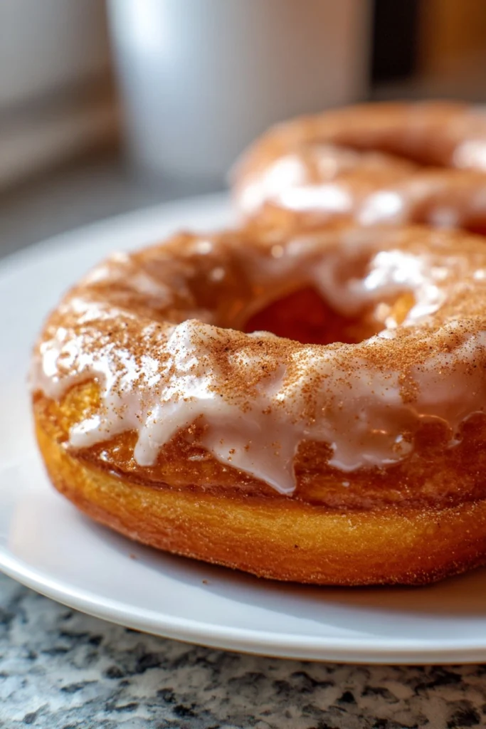 Maple Glazed Pumpkin Donuts