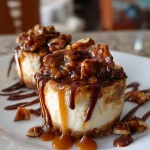 Mini Turtle Cheesecakes