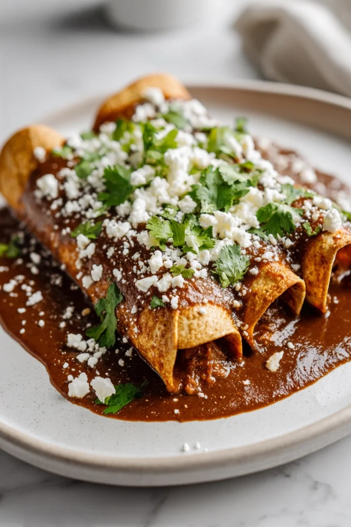 Mole Enchiladas