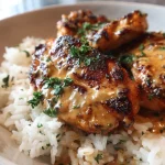 One Pan Creamy Parmesan Chicken Rice