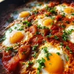 One Pan Shakshuka with Potatoes