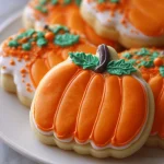 Orange Sugar Cookie Pumpkins