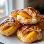 Peaches and Brie Puff Pastry