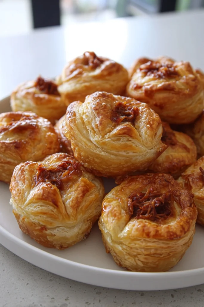 Pulled Pork Pastry Puffs – Football Friday