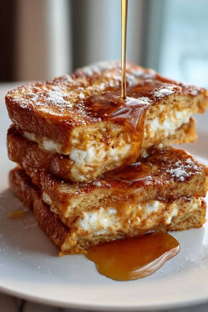 Pumpkin Stuffed French Toast