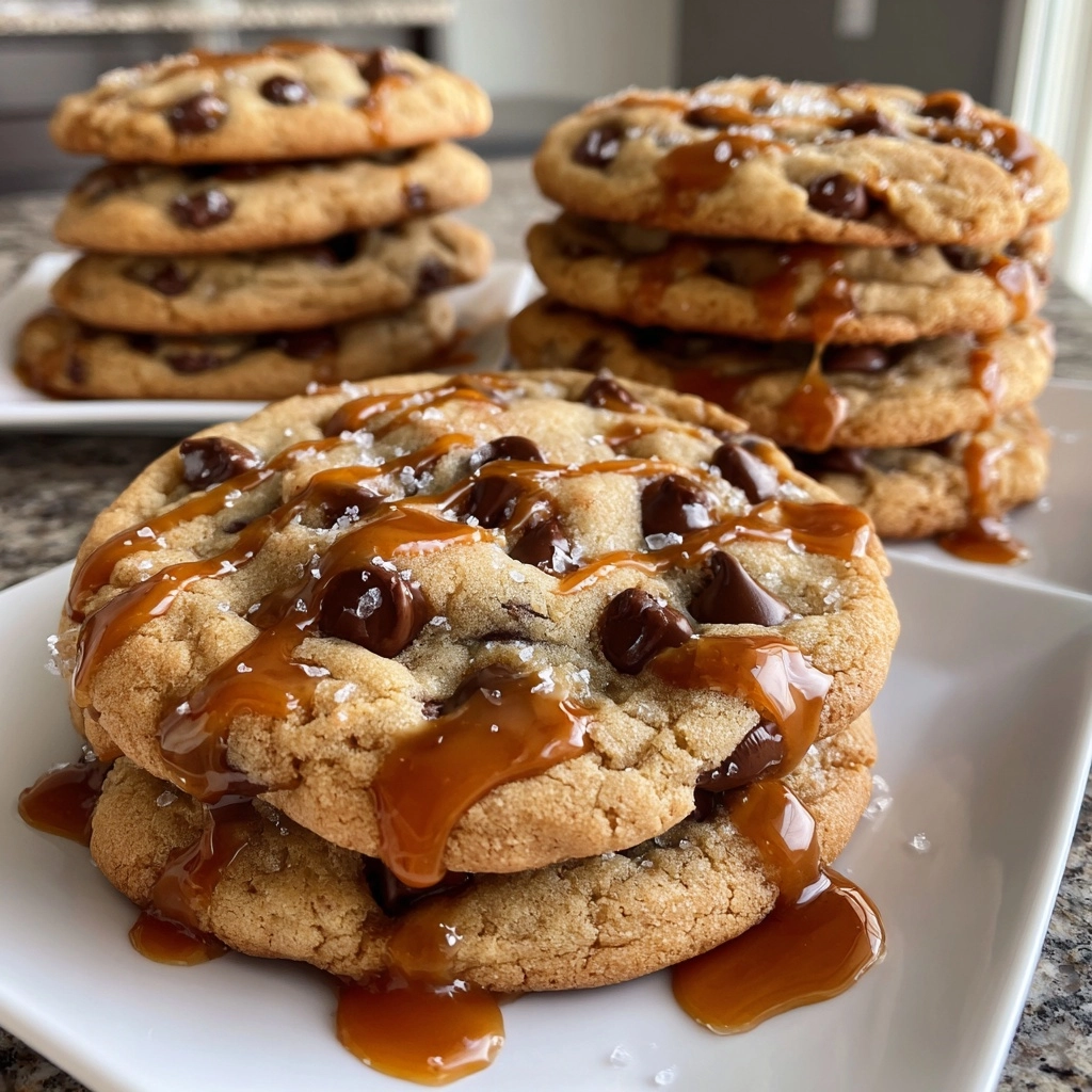 Salted Caramel Chocolate Chip Cookies