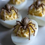 Spider Deviled Eggs