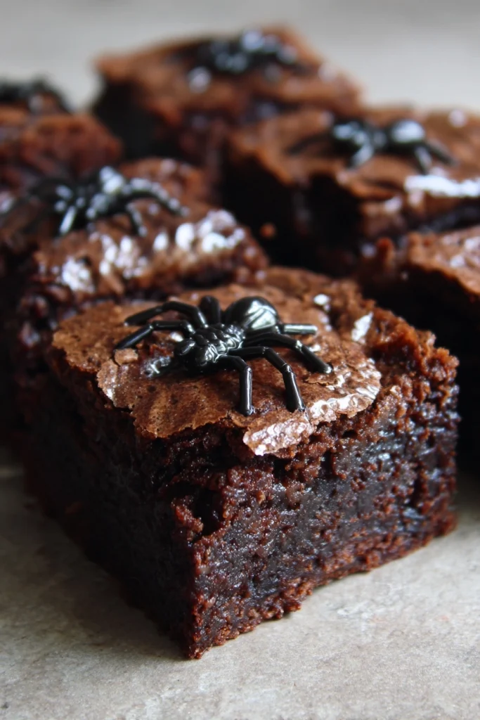 Spooky Spider Brownies