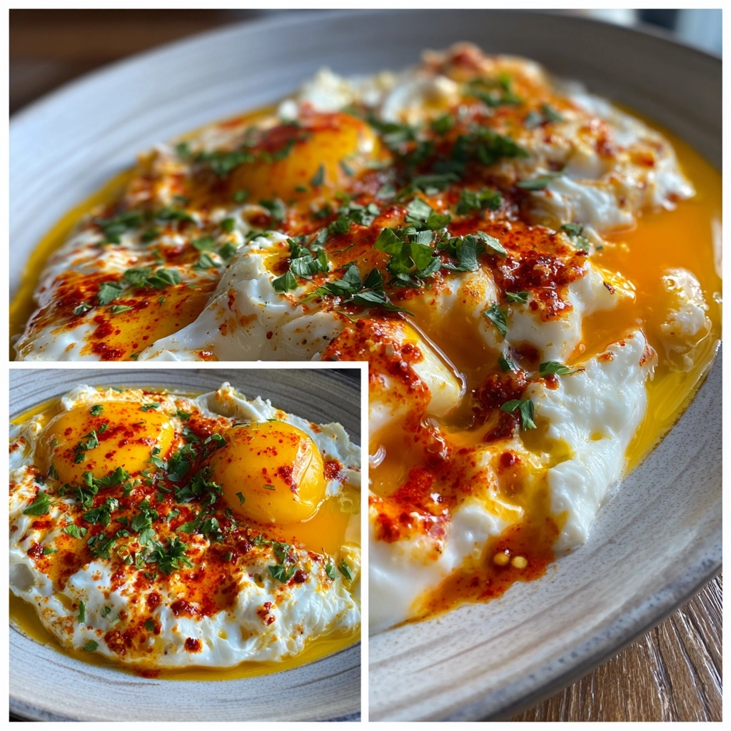 Turkish Eggs (Cilbir)