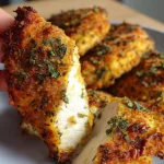 air fryer parmesan crusted chicken