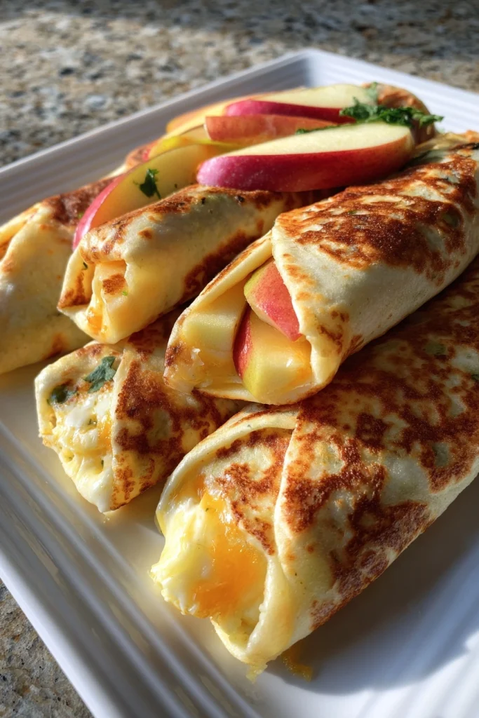 apple cheese wraps